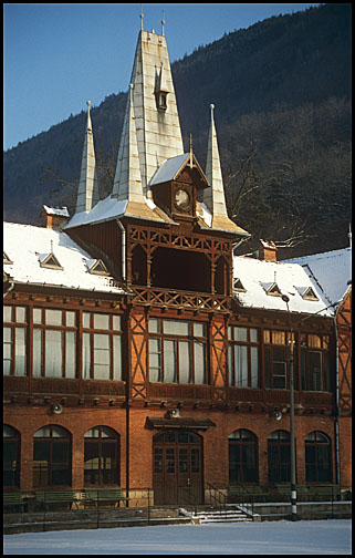 Image of a traditional house.  Brasov.