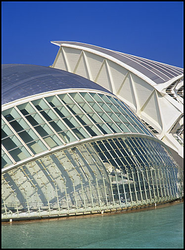 Image of the City of Arts & Sciences, Valencia.  