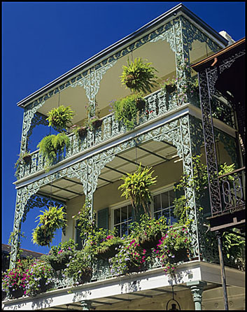 Image of house in Royal Street in the French Quater